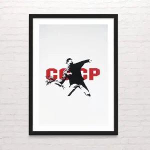 Banksy - CCP Flowers chucker - Posterinc.cl