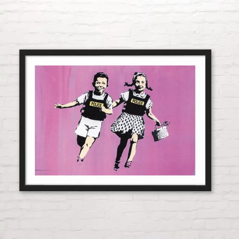 Banksy - Police kids - Posterinc.cl