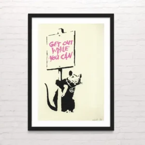 Banksy - Get out while you can - Posterinc.cl