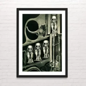 H.R. Giger - Maquina de parir 1967 - Posterinc.cl