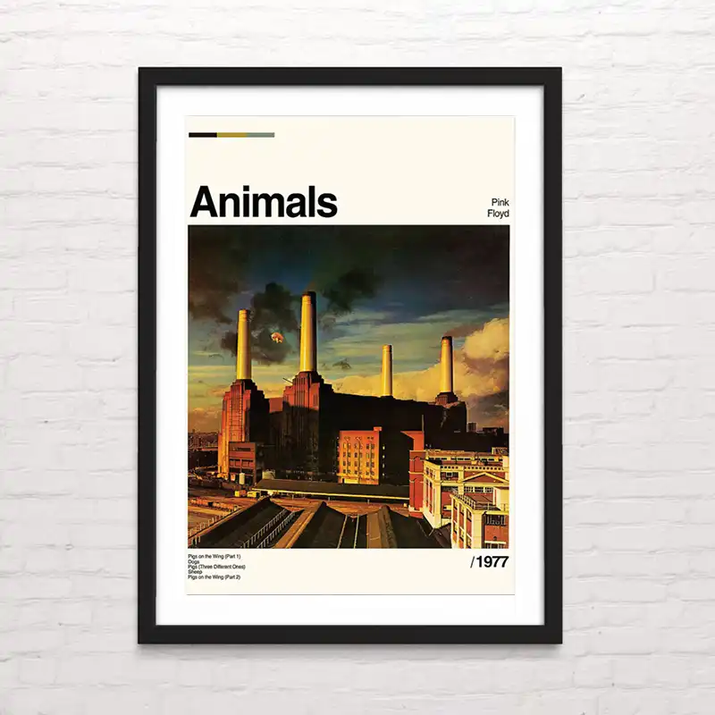 animals, Pink Floyd, posterinc.cl